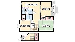 メイプル弐番館 2階/-