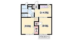 クリサンテ・ピ−ヌスA 2階/-