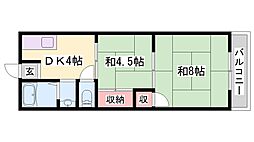 中津アパート 1階