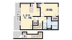 エレガンス中島 2階