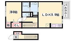 クラージュKS 2階
