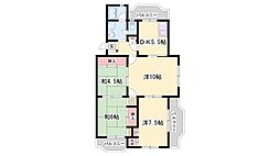 城の宮第二住宅 14号棟 1階