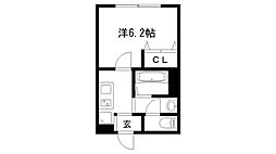 オリーブハイツ志染駅前 1Kの間取図画像