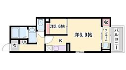 フィオーレ西庄A 1階/-