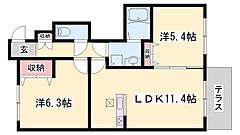 物件の間取り