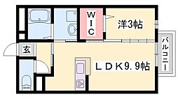 カーサヴィオーラ 1LDKの間取図画像