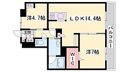 フォンテーヌSフラット 2階