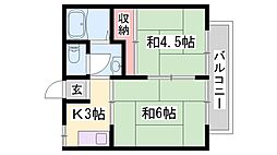間取図画像 2DK