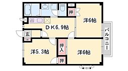 間取図画像 3DK