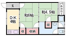 城北ハイツ 2階/-