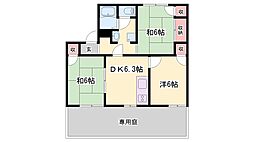 間取図画像 3DK