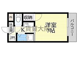 間取図画像 1K