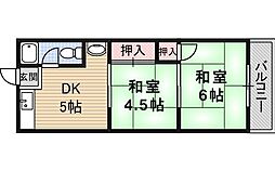 間取図画像 2DK