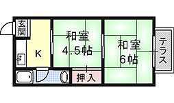 誠和ビル 2Kの間取図画像