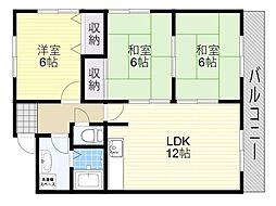間取図画像 3LDK