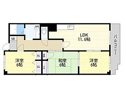 間取図画像 3LDK