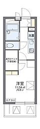 ハイムモーリー 1Kの間取図画像