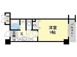 エクセレンスKU 1Kの間取図画像