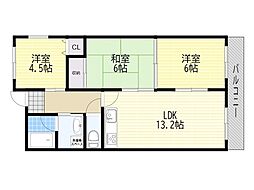 シンフォニア星見 3LDKの間取図画像