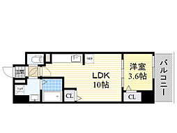 サンプラザ茨木 1LDKの間取図画像