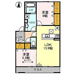 物件の間取り