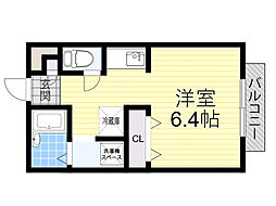 ハイム多摩2 ワンルームの間取図画像