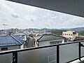 バルコニーから...