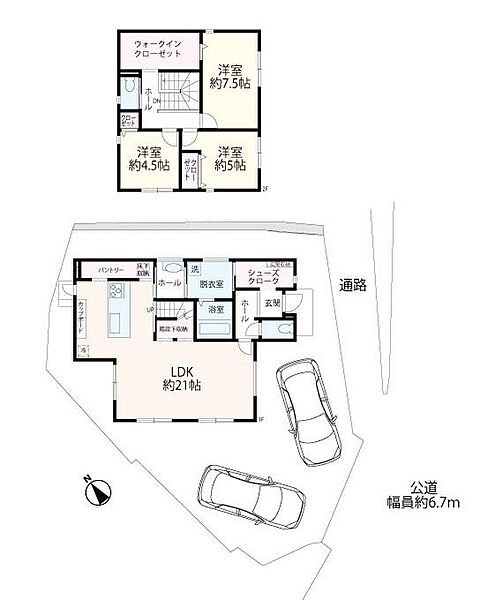 間取りを拡大表示