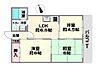 間取り：3DK、価格1080万円、専有面積45.36m2、バルコニー面積5.4m2