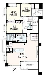間取図画像 3LDK