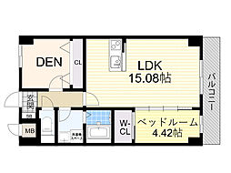 豊中市三和町1丁目マンション 1SLDKの間取図画像