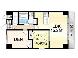 豊中市三和町1丁目マンション 1SLDKの間取図画像