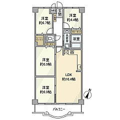 物件の間取り