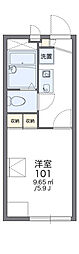 レオパレス神崎川 1Kの間取図画像