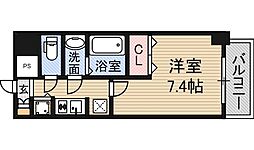 アドバンス新大阪6ビオラ 1Kの間取図画像