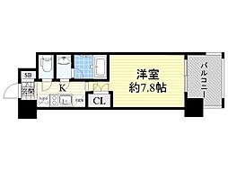 PARKFLATSESAKA 1Kの間取図画像