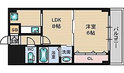 ハイツ新和 1LDKの間取図画像