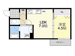 間取図画像 1LDK