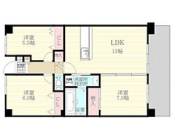 間取図画像 3LDK
