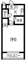 間取図画像 1K