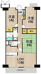 間取図画像 3LDK
