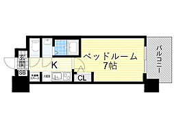 間取図画像 1K