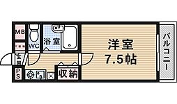 フェアークレスト 1Kの間取図画像