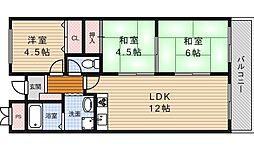 スペースビュー 3LDKの間取図画像