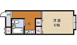ハイム多摩 ワンルームの間取図画像