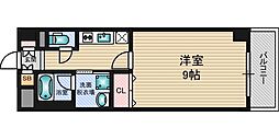セレッソコート新大阪 1Kの間取図画像