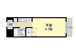 インテル・コート池田 1Kの間取図画像