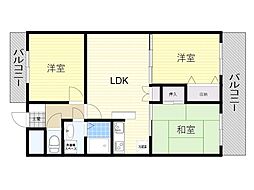 ロイヤルグレイスヴィラ 3LDKの間取図画像