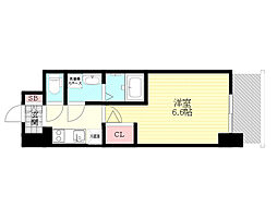 東三国Noah 1Kの間取図画像