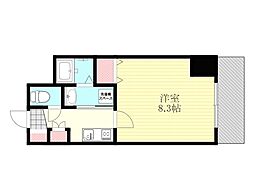ラ・リヴィエールトヨシマ 1Kの間取図画像